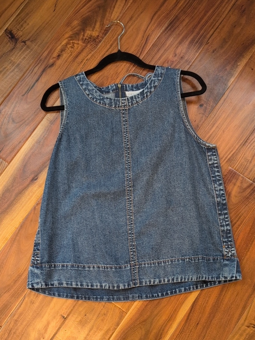 Women's Denim Tank Top - Blue